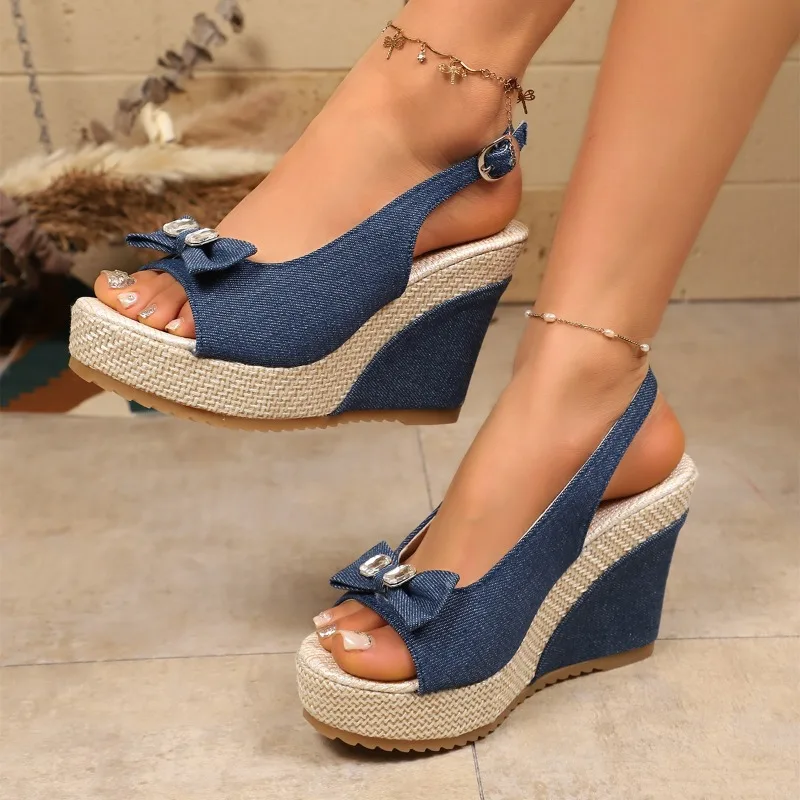Chanclas con Plataforma para Mujer, Estilo Veraniego Nuevo Modelo. Ropa de abrigo. Suela gruesa. Plataforma Impermeable. Tacones Altos. Chanclas.