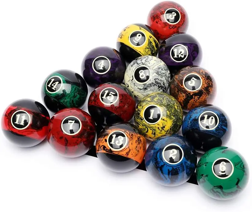 

Professional Pool Balls/Billiard Balls Set, Complete 16 Balls for Pool Tables