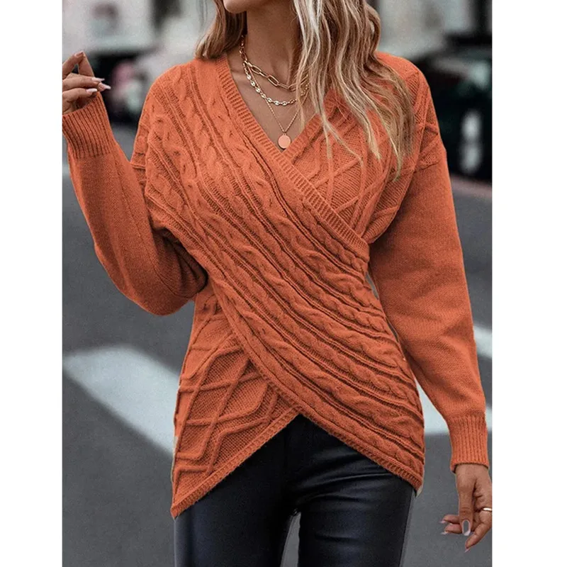 

Vento Marea Women Sweater 2023 V-neck Tops