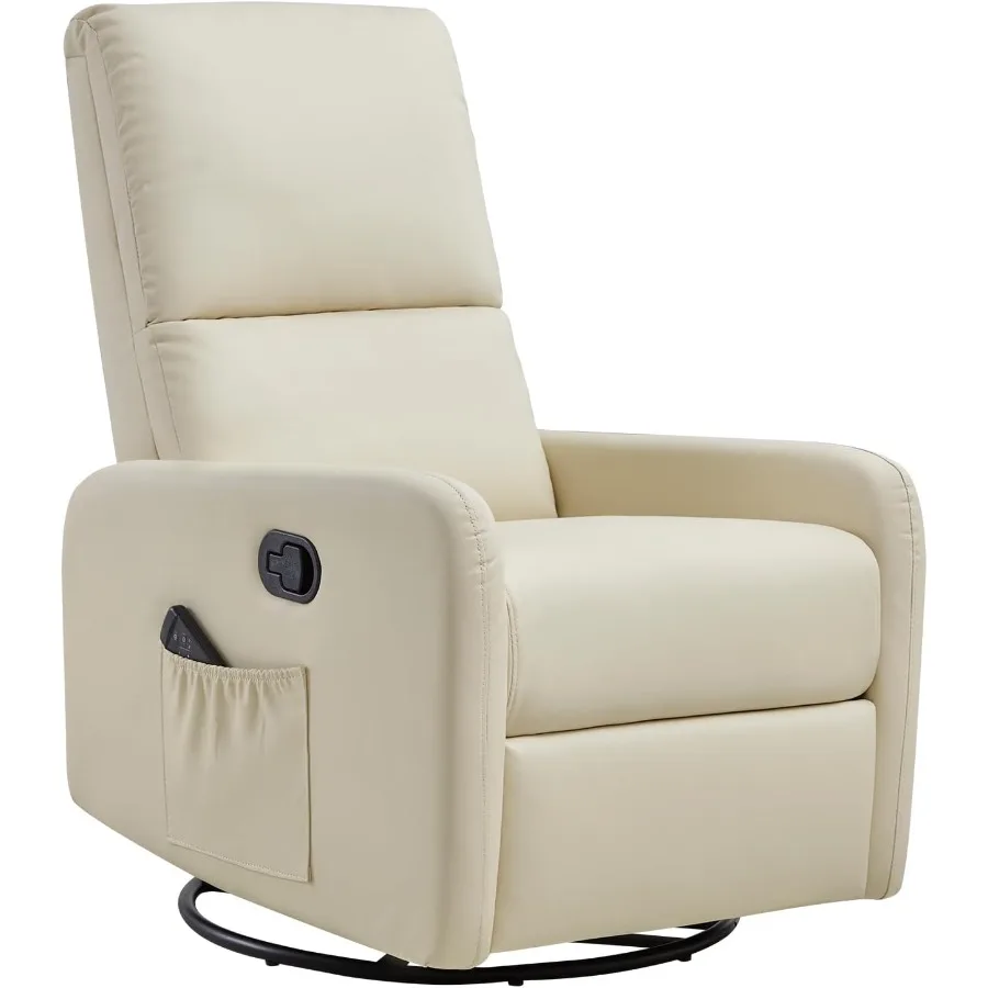 كرسي هزاز طائرة شراعية دوارة للبالغين الحضانة الروك مستلق مريح منجد أريكة واحدة كرسي لغرفة المعيشة #1