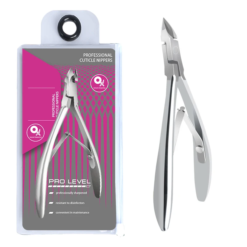 1pc Nail Clippers Professional Cuticle Nipper Cutter Trimmer Tweezers Pusher Scissors for Dead Skin Removal Foot Pedicure