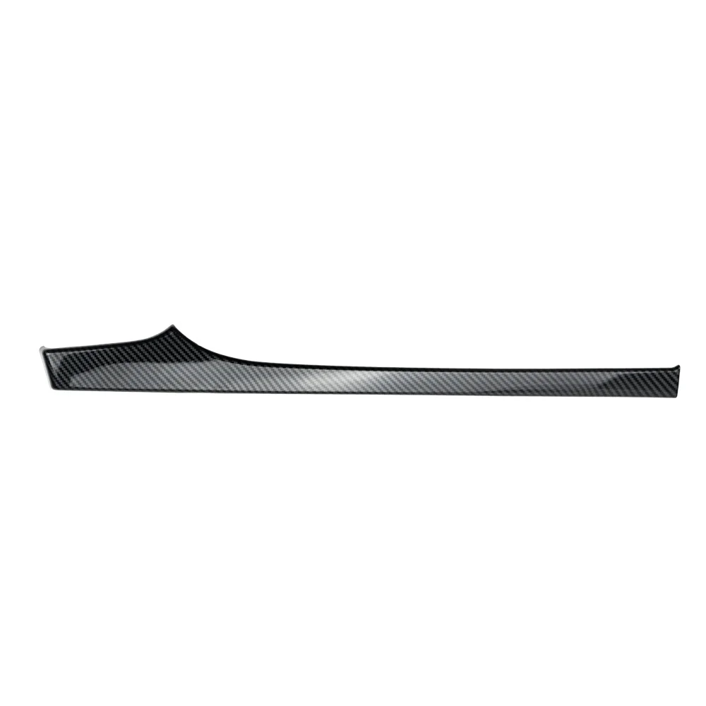 1pc ABS Carbon Fiber Color Co-Pilot Panel Strip Cover Decorative Trim for Toyota Fortuner 2016 2017 2018 2019 2020 2021 2022