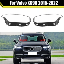 Car Front Headlight Lens Glass Auto Shell Headlamp Caps Lampshade Head Light Lamp Cover Lampcover For Volvo XC90 2015-2022
