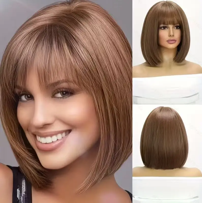 short-straight-bob-wig-with-air-bangs-natural-look-large-scalp-top-face-slimming-daily-wear-for-women-black-brown-burgundy-gray