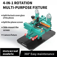 4in1 Multifunctional 360° Rotating Frame Holding Fixture Back Cover Glass Remover For Phone Screen Openner Repair Tool