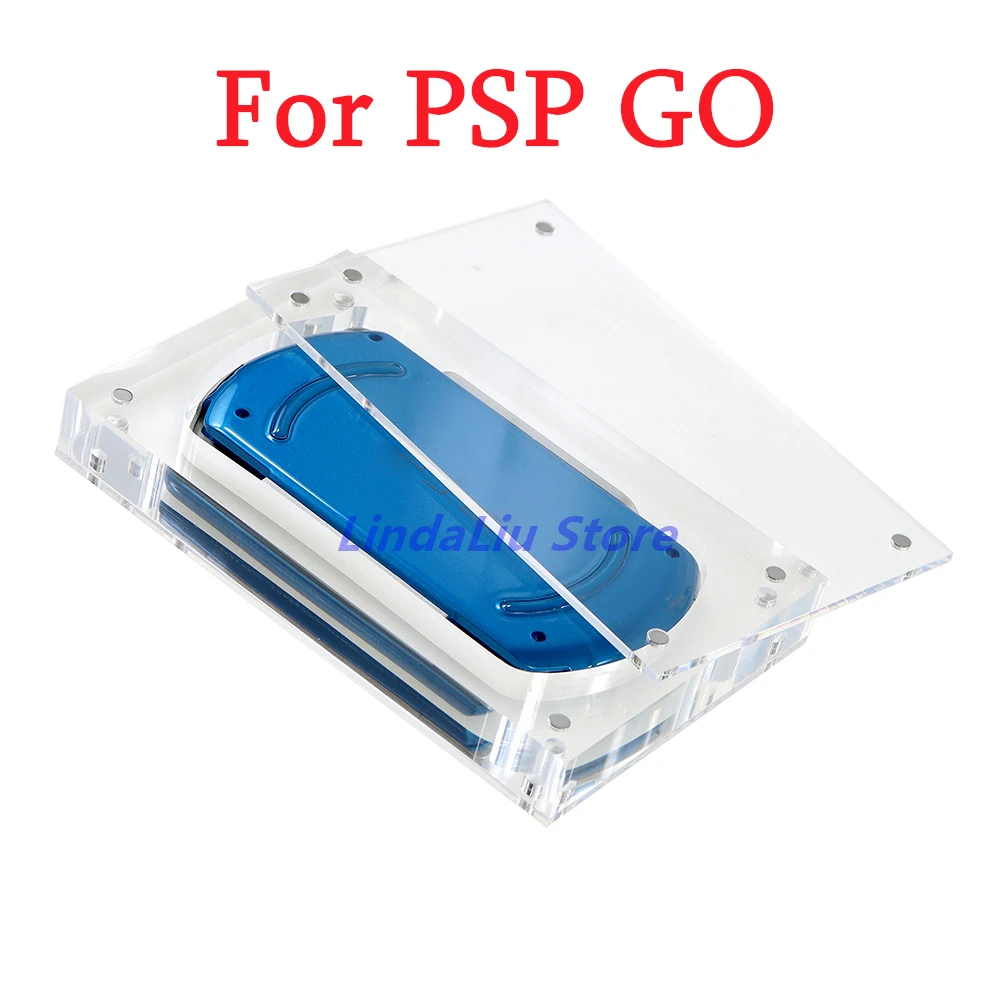 PSP Go 게임 카세트 상자 용 아크릴 상자 디스플레이 보호 케이스 PSP GO 용 높은 투명 케이스 아크릴 상자