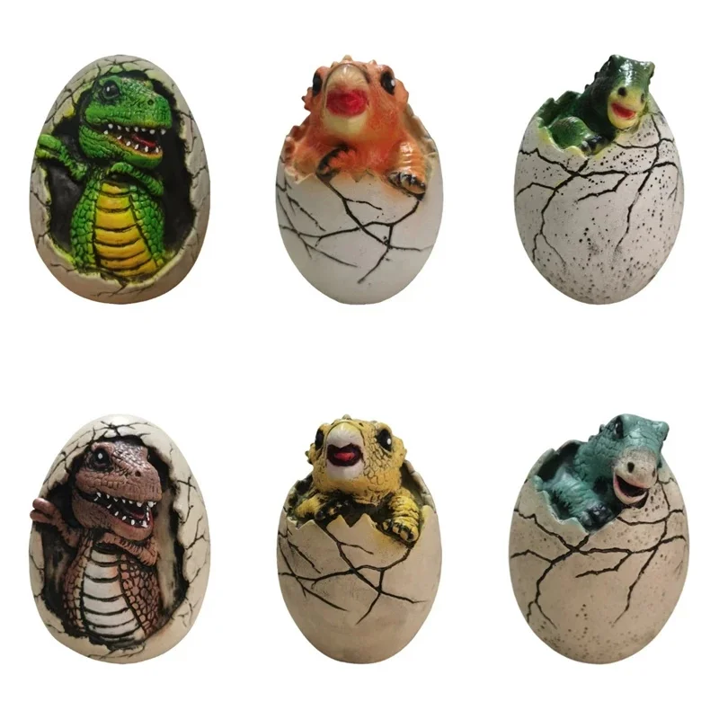 Jurassic Dinosaur Egg Latex Foam Decorative Archaeological Easter Garden For Kids Party Table Centerpiece Home Gift Collectors