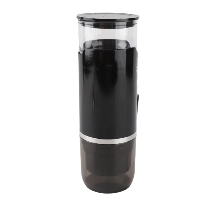 Cordless Portable Coffee Maker Automatic Heating Machine for Camping Hiking Office Use Compatible with Ground Coffee Capsules