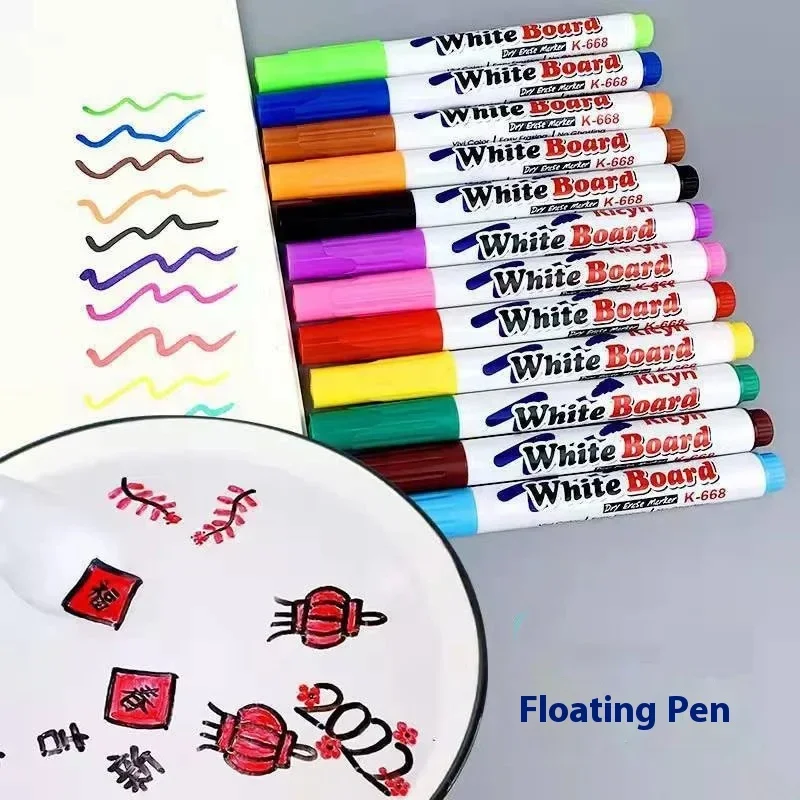 

Color Watercolor Brushes, Watercolor Brushes, Floating Pens, Erasable Whiteboard Markers, Stationery, School Office Supplies