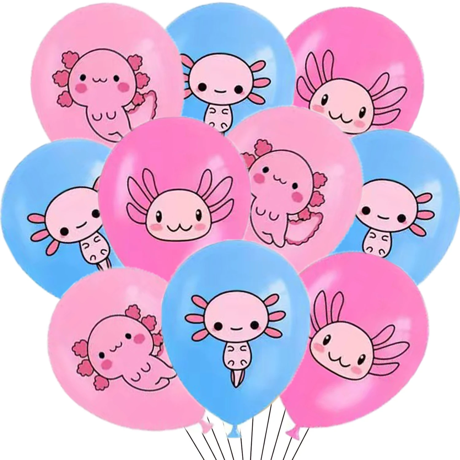 Axolotl Party Dekoration Axolotl Party Ballons Axolotl Party Tischdecke Axolotl Party Supplies – Detail 4