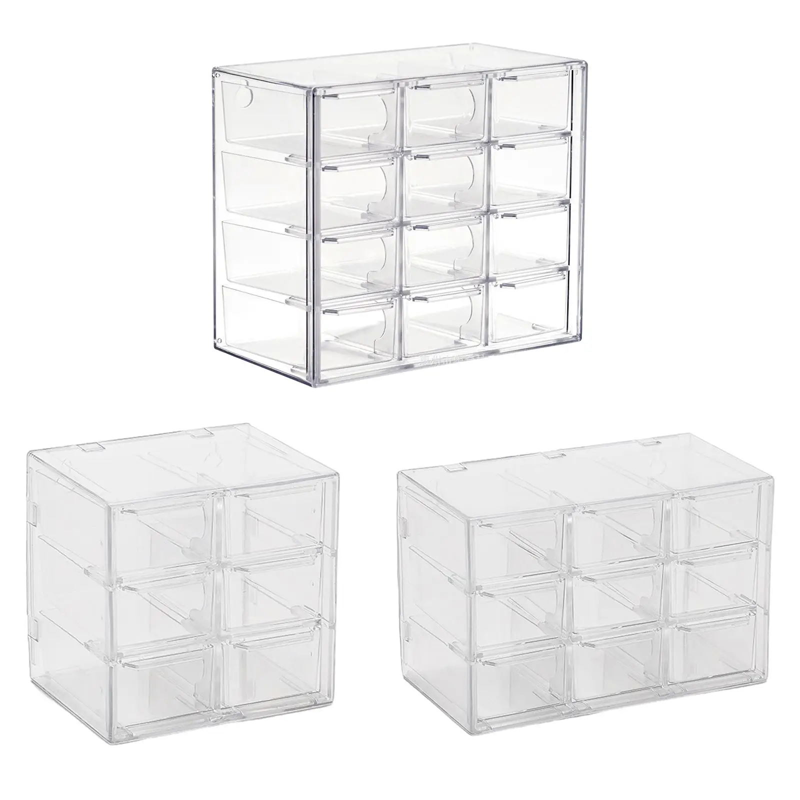 Mini Drawer Organizer Small Organizer with Clear Drawers Large Capacity Bead