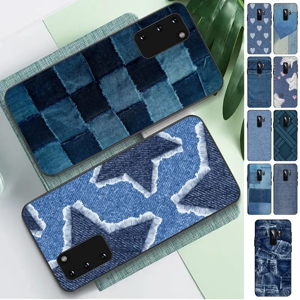 

Fashion Feans Cloth Texture Phone Case For Samsung S 9 10 20 21 22 23 30 23 24 Plus Lite Ultra FE S10lite Fundas