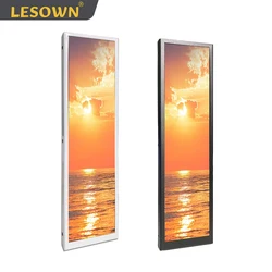 LESOWN Compact 8.8'' Mini Long Strip Screen 1920x480 HDMI IPS Display Secondary Monitor Computer Temp Monitoring CPU GPU Aida64