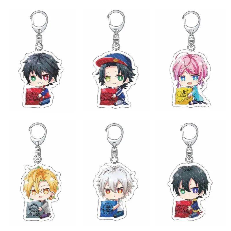 6CM Anime Hypnosis Microphone Figures Yamada ichiro Yamada Jiro Amemura Ramuda Cosplay Acrylic Keychains Fans Christmas Gifts