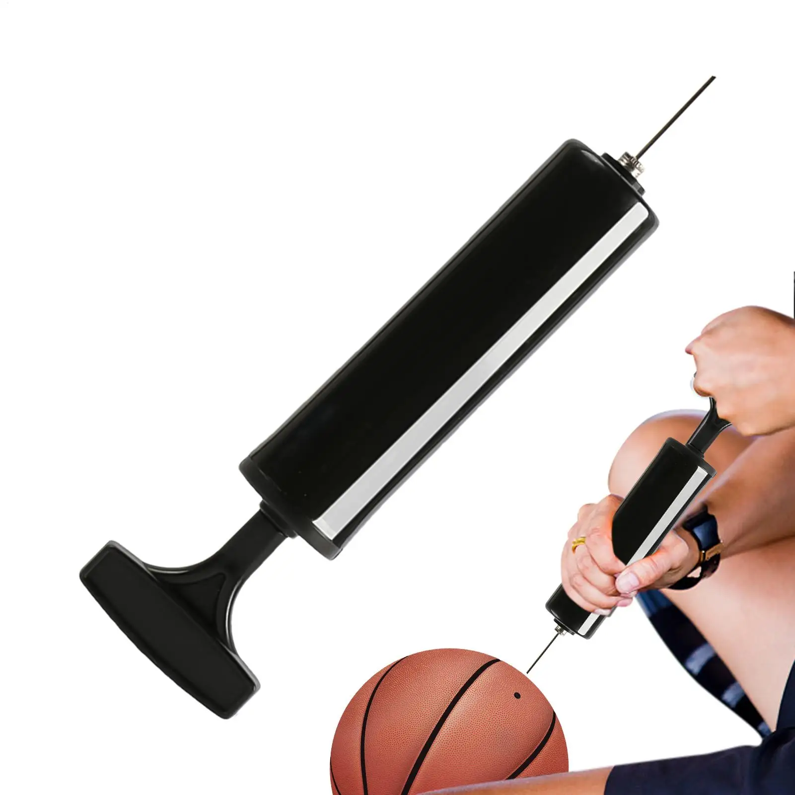 

Manual basketball pump Football/volleyball pump Mini portable air pump Soccer Ball Pump Sports Ball Inflator Tire Pump