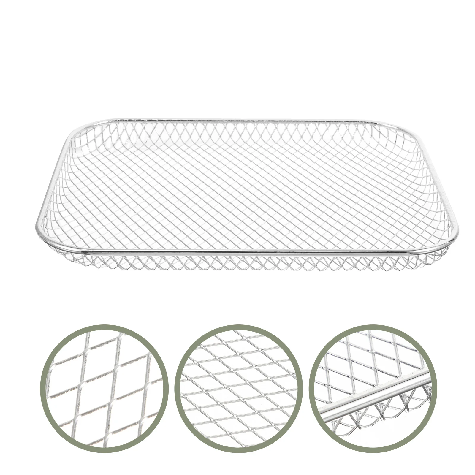

Portable Stainless Steel Bbq Mesh Barbecue Net Outdoor Grill Rack for Meat Fish Vegetable Cooking Bbq Grill