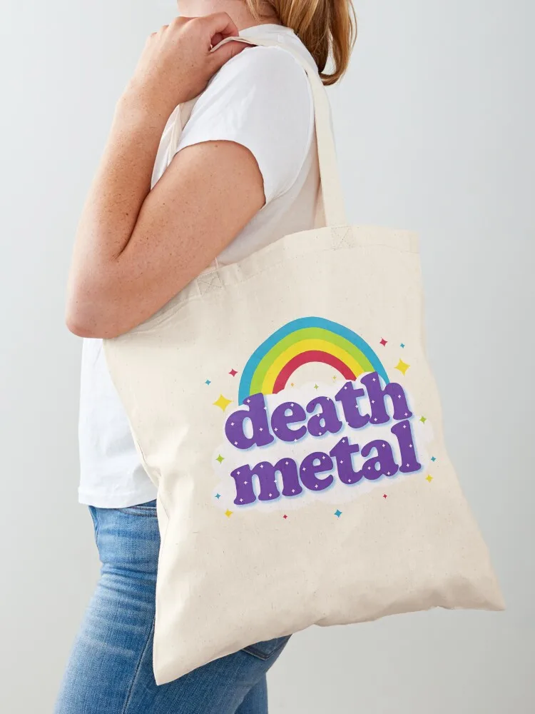 

death metal rainbow shirt Tote Bag Shopper bag great bag shopper women