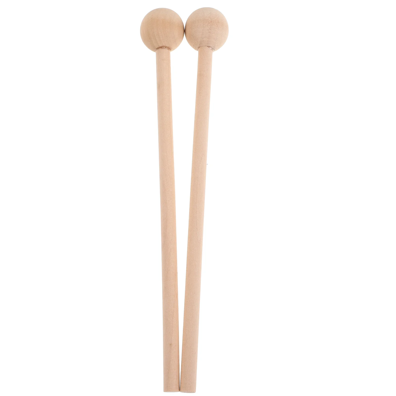 2 Pcs Hammer Drumstick Bell Mallets Xylophone Mini Tongue Kid Sticks Wooden Soft Child Bells Replacement