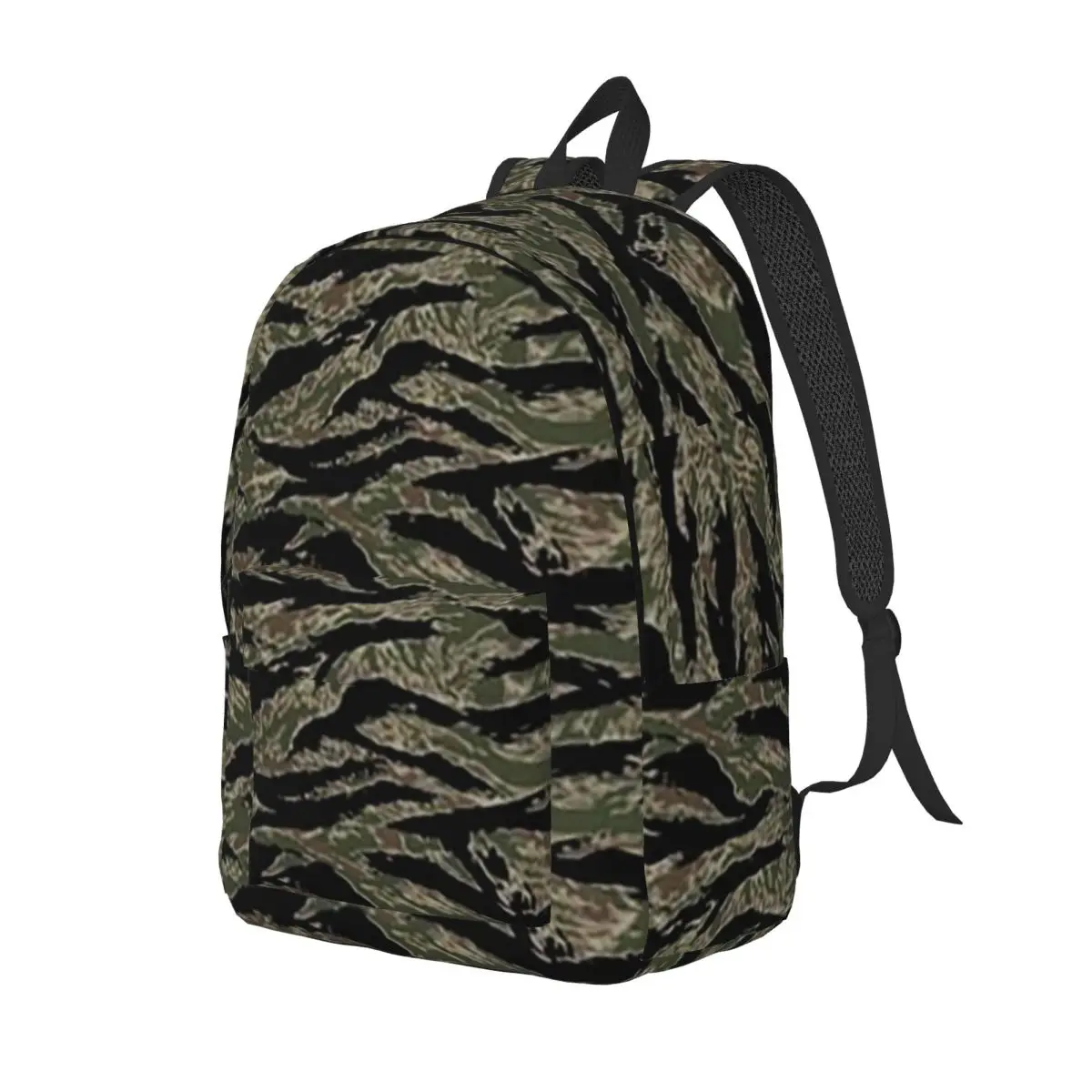 

Tiger Stripe Camouflage Military Camo Backpack Daypack Large Capacity Children BookBag School Bag Shoulder Bags for Boys Girls