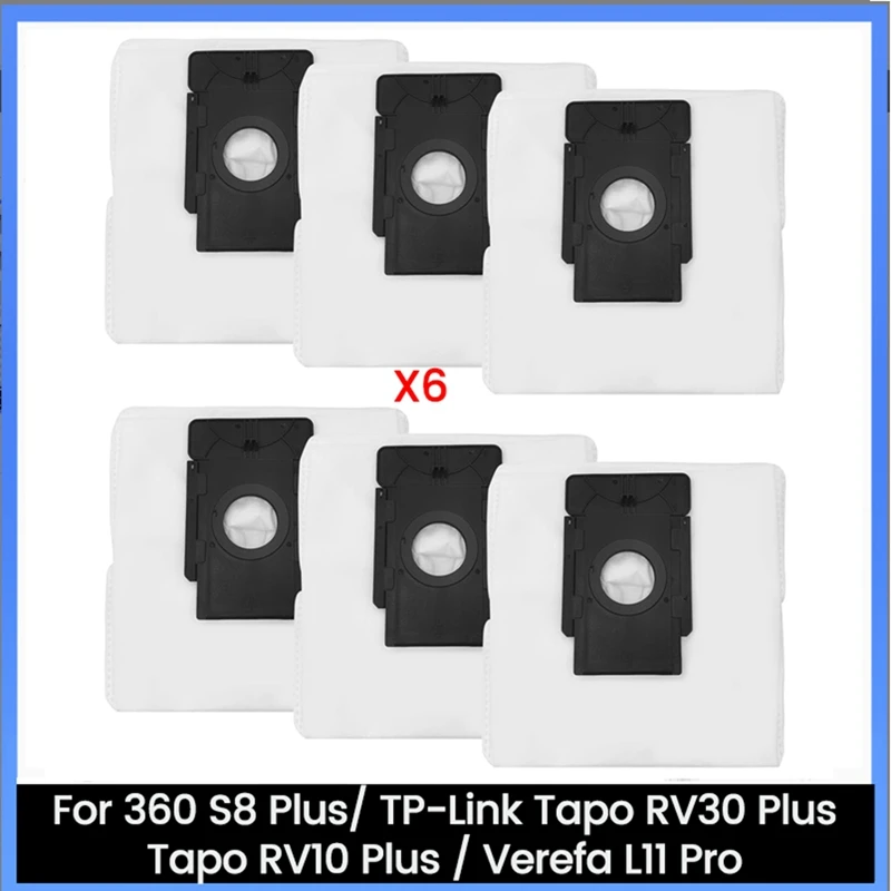 

AT63-Dust Bag For 360 S8 Plus/ TP-Link Tapo RV30 Plus / Tapo RV10 Plus / Verefa L11 Pro Robot Vacuum Cleaner Parts