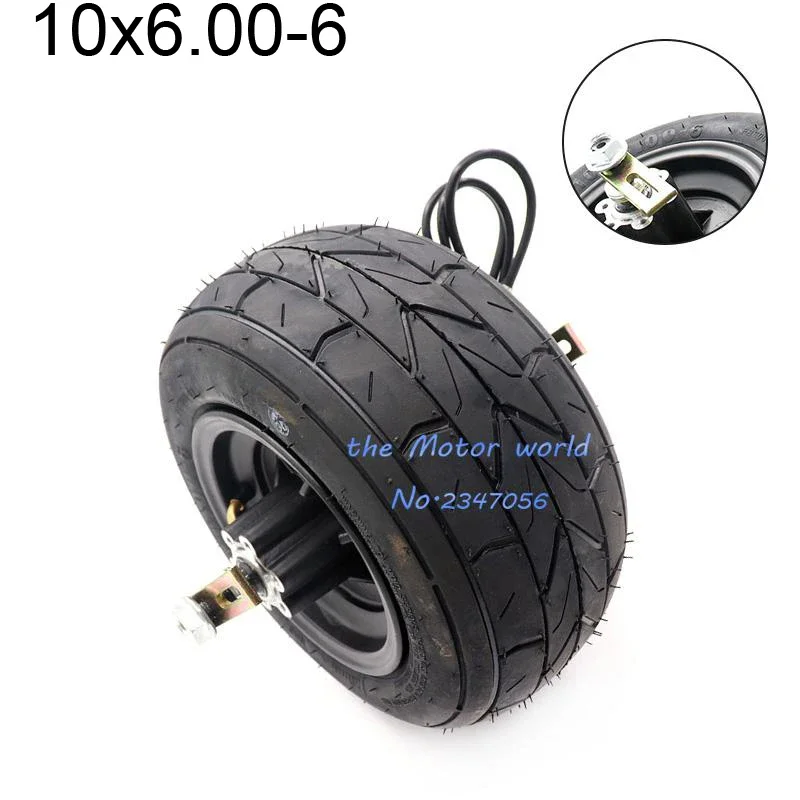 10x6.00-6 motor wheel 10 inch wheels tire with hub for Harley Citycoco electric scooters Parts