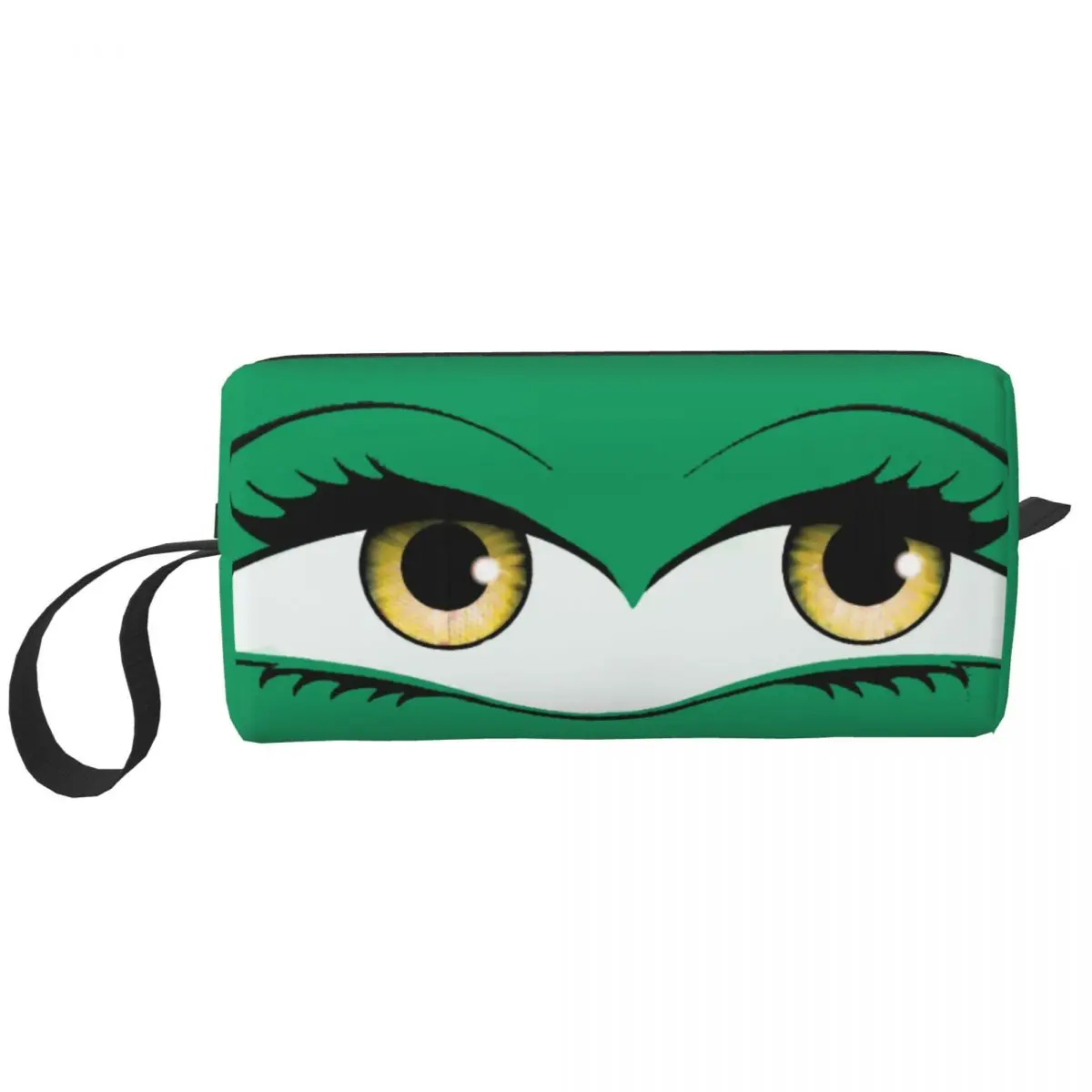 Green Eye Cosmetic Bag for Women Makeup Bags Cute Travel Water Resistant Toiletry Bag Organizer Pouch