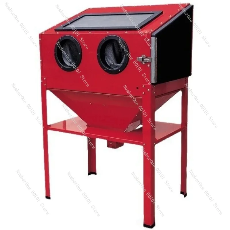 Manual Small Box-type Friendly Mobile Sandblasting Machine rust Removal Polishing Renovation Sand Blasting Machine