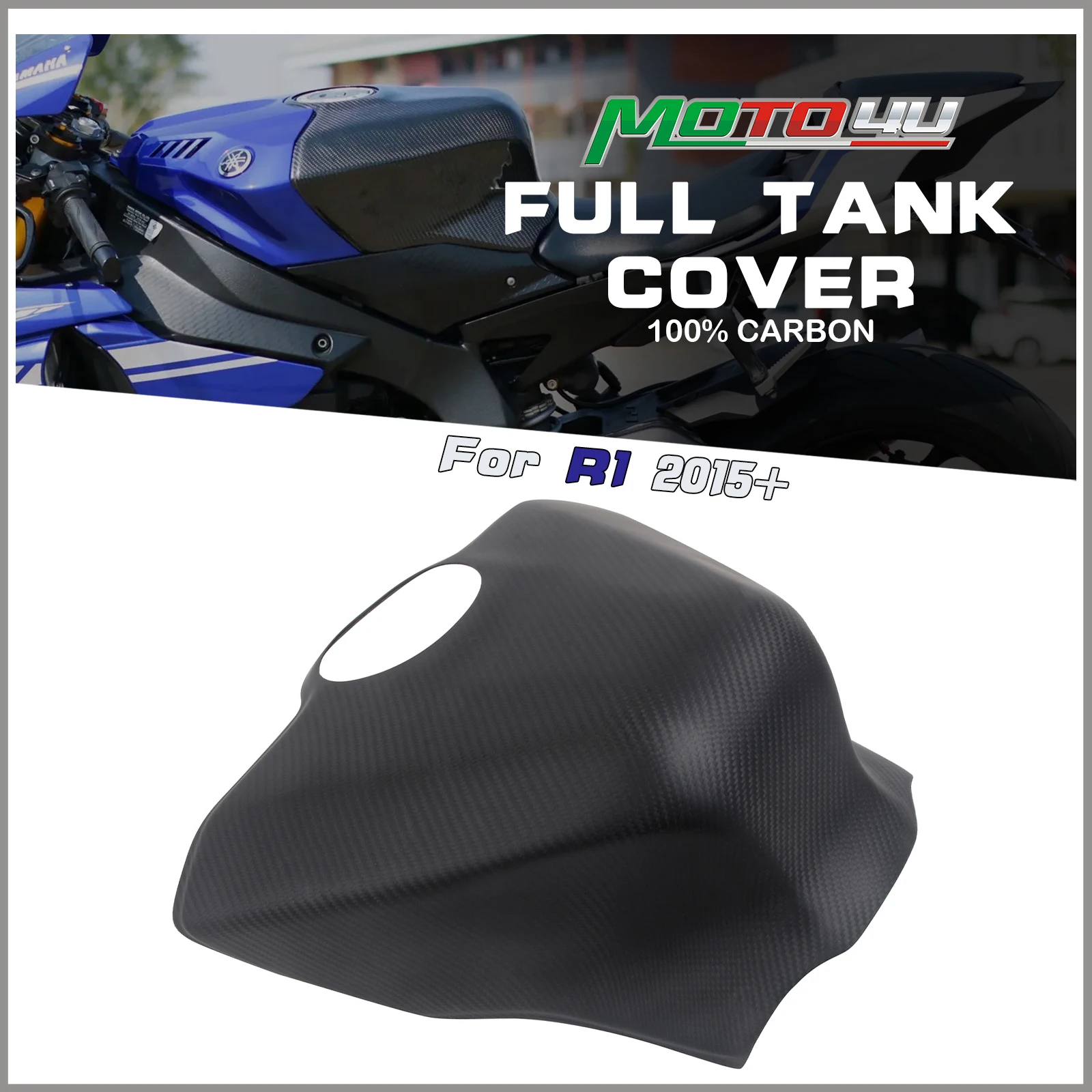 For YAMAHA YZF-R1 R1 2015 2016 2017 2018 2019 2020 2022 Motorcycle Accessories Matt Full Tank Cover Race Style Fairing R12015