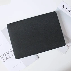 Luxury Matte Black MacBook Case, Solid Laptop Case for MacBook Air 13 Macbook Pro 13 16 14 A2442 15 A1990 With Cutting Out Logo
