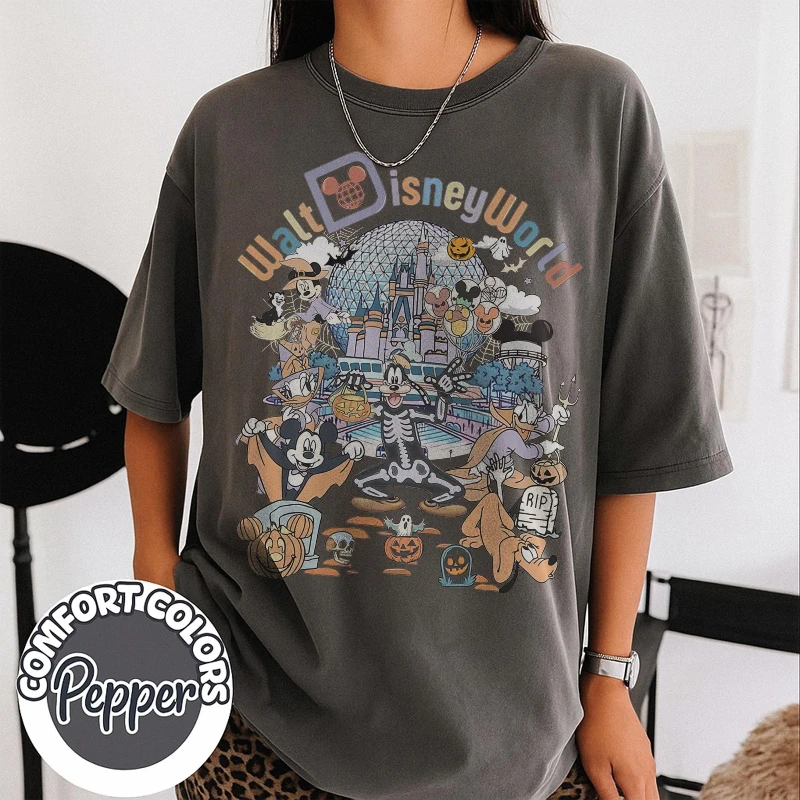 

Рубашка Best Friend Disney, женская футболка из чистого хлопка, новая летняя повседневная модная мужская и женская одежда для пар большого размера