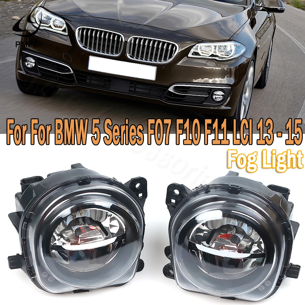 PMFC Fog Light LED Front Bumper Fog Lamp Foglight Car-styling For BMW 5 Series F07 F10 F11 LCI 2013 2014 2015 63177311293