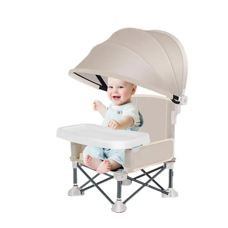 

Portable High Chair For Babies Toddler Travel Booster Seat Foldable Design Booster Seat For Outdoor Picnics Parties And Family