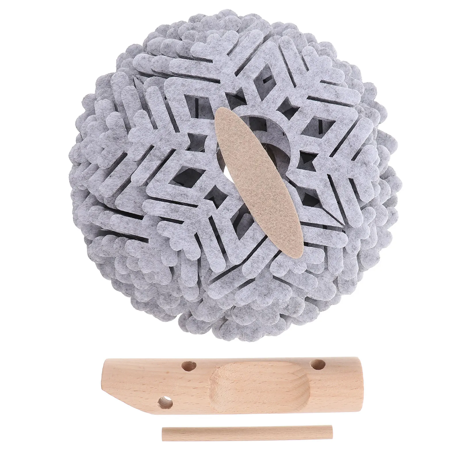 

Elk Coaster Creative Tabletop Decorations Heat Insulating Cup Mats DIY Placemat Wooden Felt Material Storage