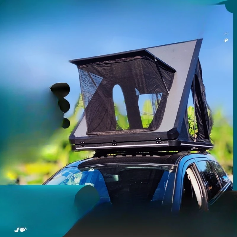 

Ultra-thin roof tent, hard top self-driving tour