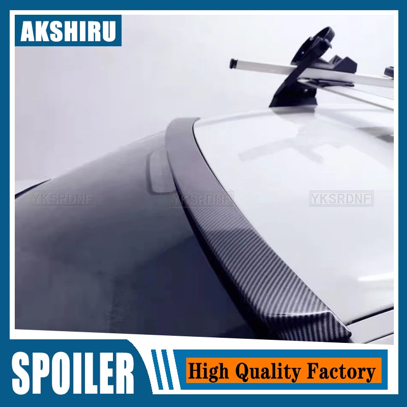 High Quality ABS / Carbon Color Glossy Black Rear Window Roof Spoiler Fits for BMW 3 M3 Series 320i 325li 328i E90 2006-2011