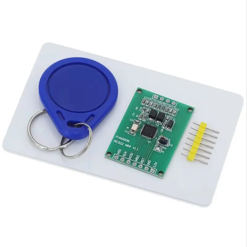 ABVO-MFRC522 RC522 RFID Reader Writer IC Card Module 13.56Mhz Radio Frequency Induction SPI Interface Mini For Arduino UNO R3