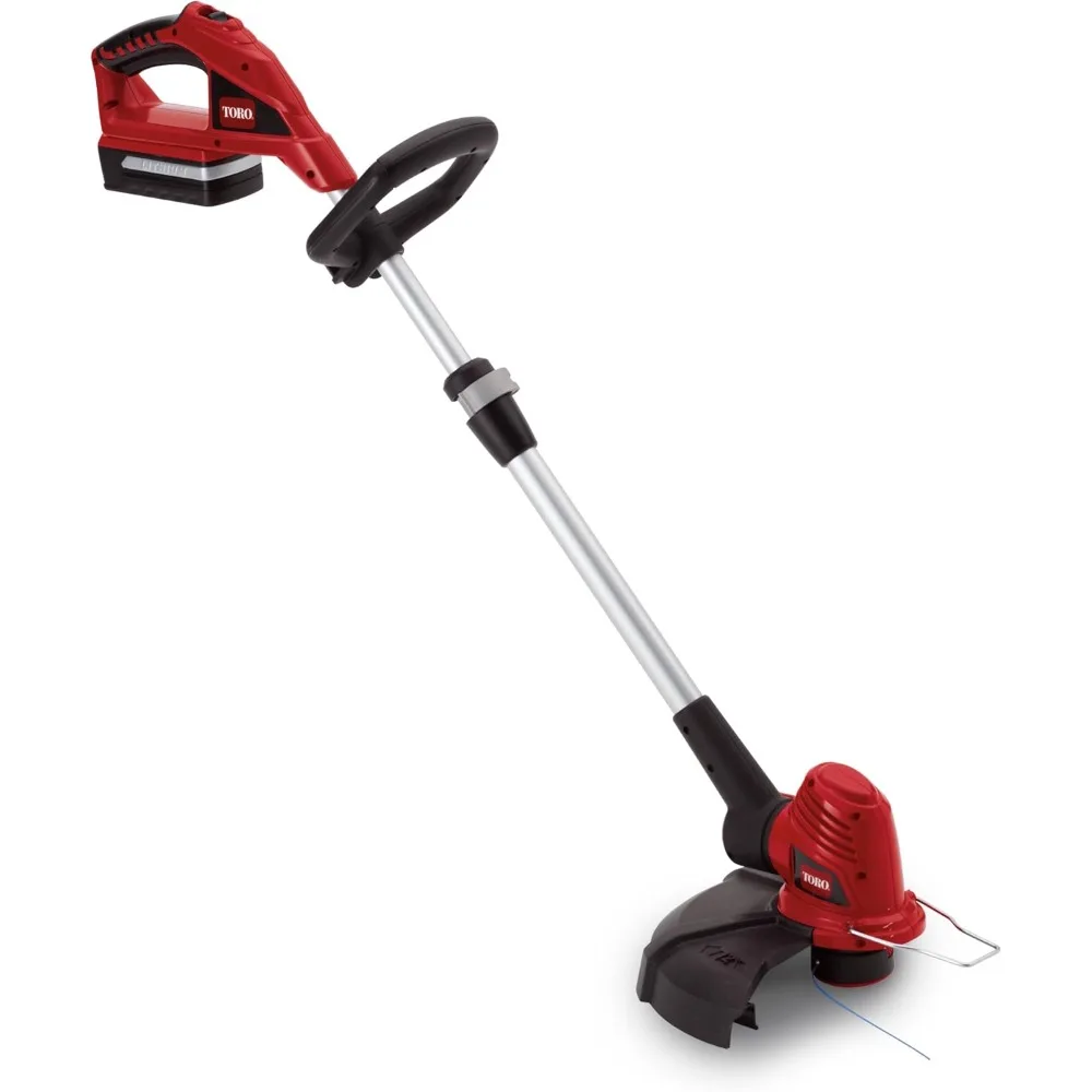 

51484 Cordless 12-Inch 20-Volt Lithium-Ion Electric Trimmer/Edger,Red/Silver