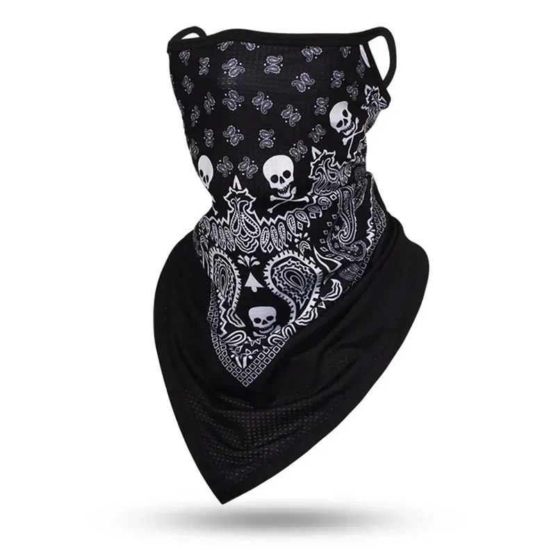 

30 Types Skull Face Scarf Bandana Motorcycle Headgear Earloops Neck Face Protection Windproof Cycling Balaclava Outdoor Headwear