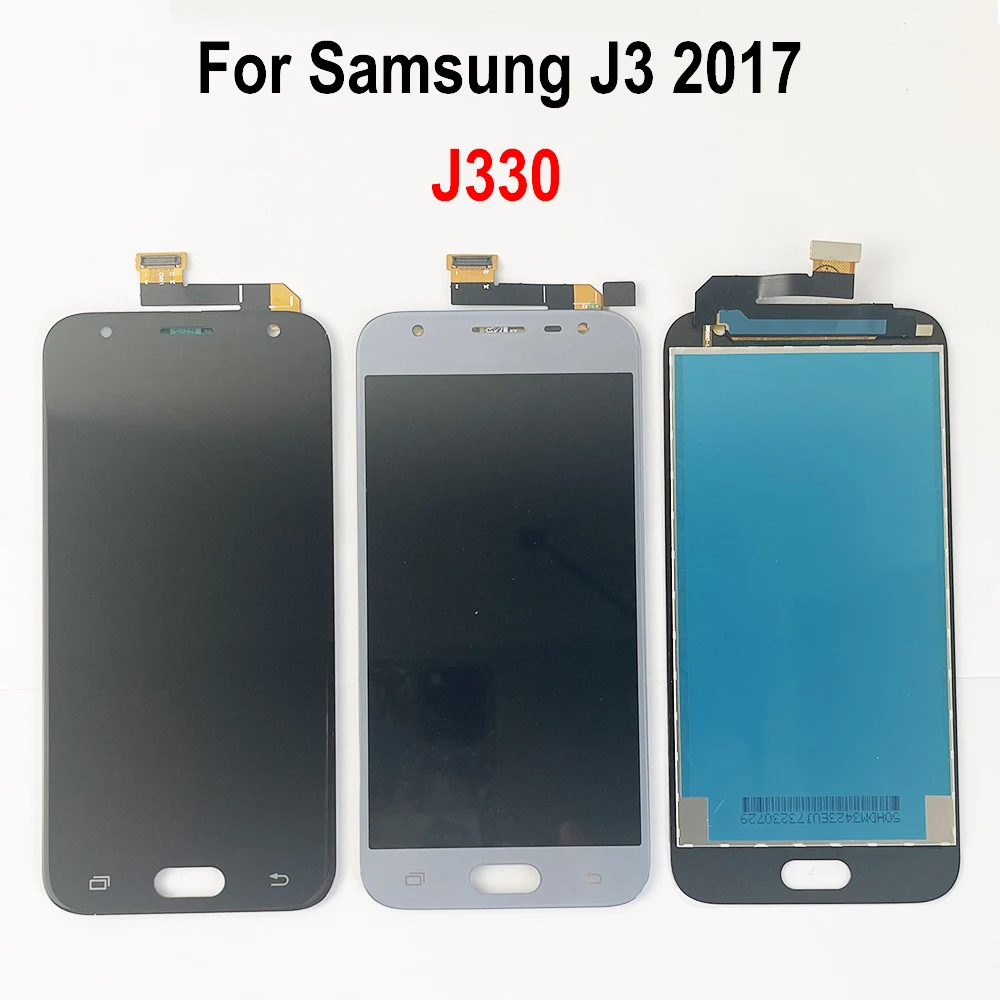 

Display For Samsung J3 2017 J330 J330FN SM-J330FN J330DS LCD Display Touch Screen Digitizer Assembly Replacement Parts