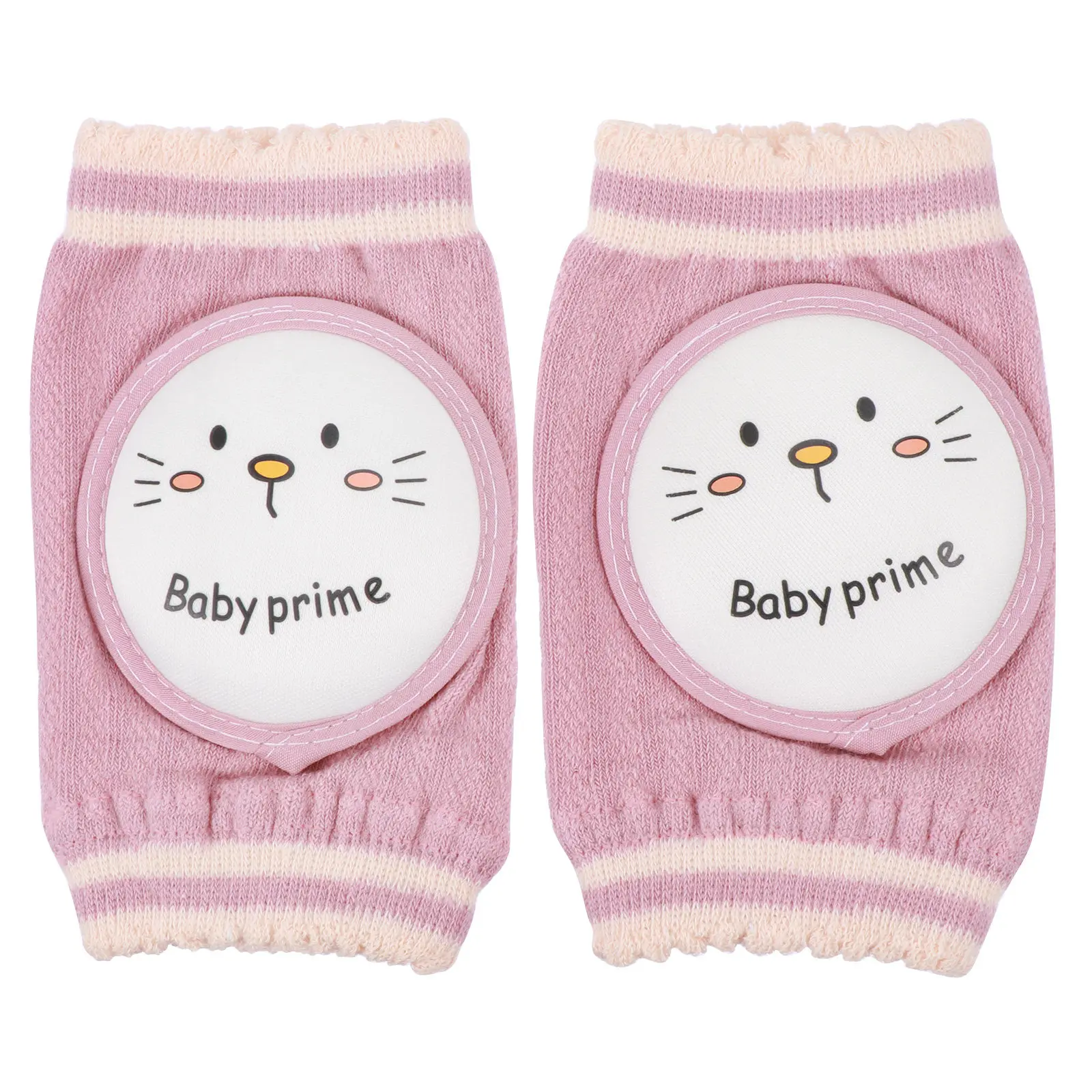 

1 пара детских наколенников из эластичного хлопка для ползания, с толстой губчатой подкладкой, теплые зимние накладки на ноги для мальчиков и девочек, для младенцев