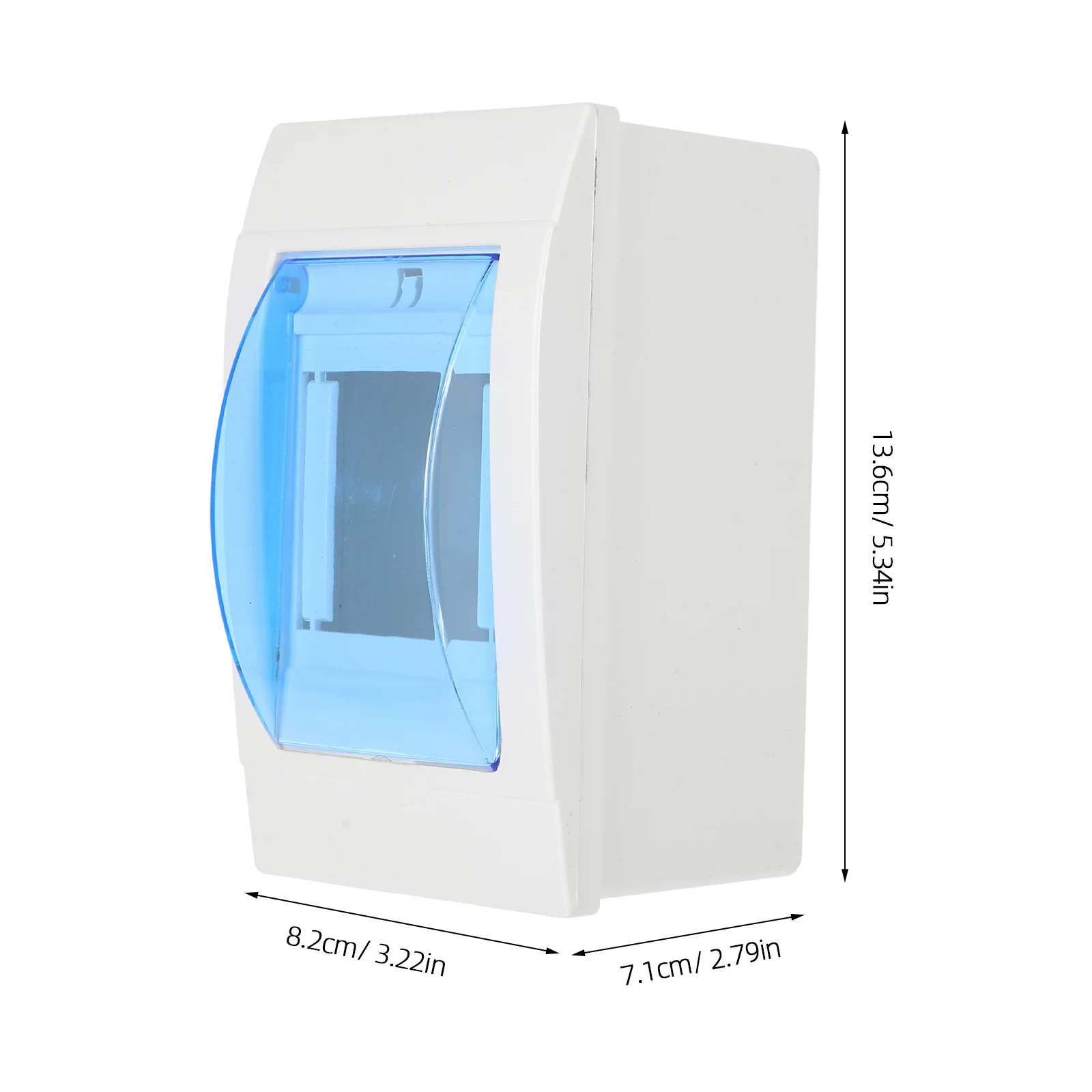 Electric Meter Box Outdoor Waterproof Abs Distribution Box Transparent Cover Uv Resistant Energy Meter Enclosure