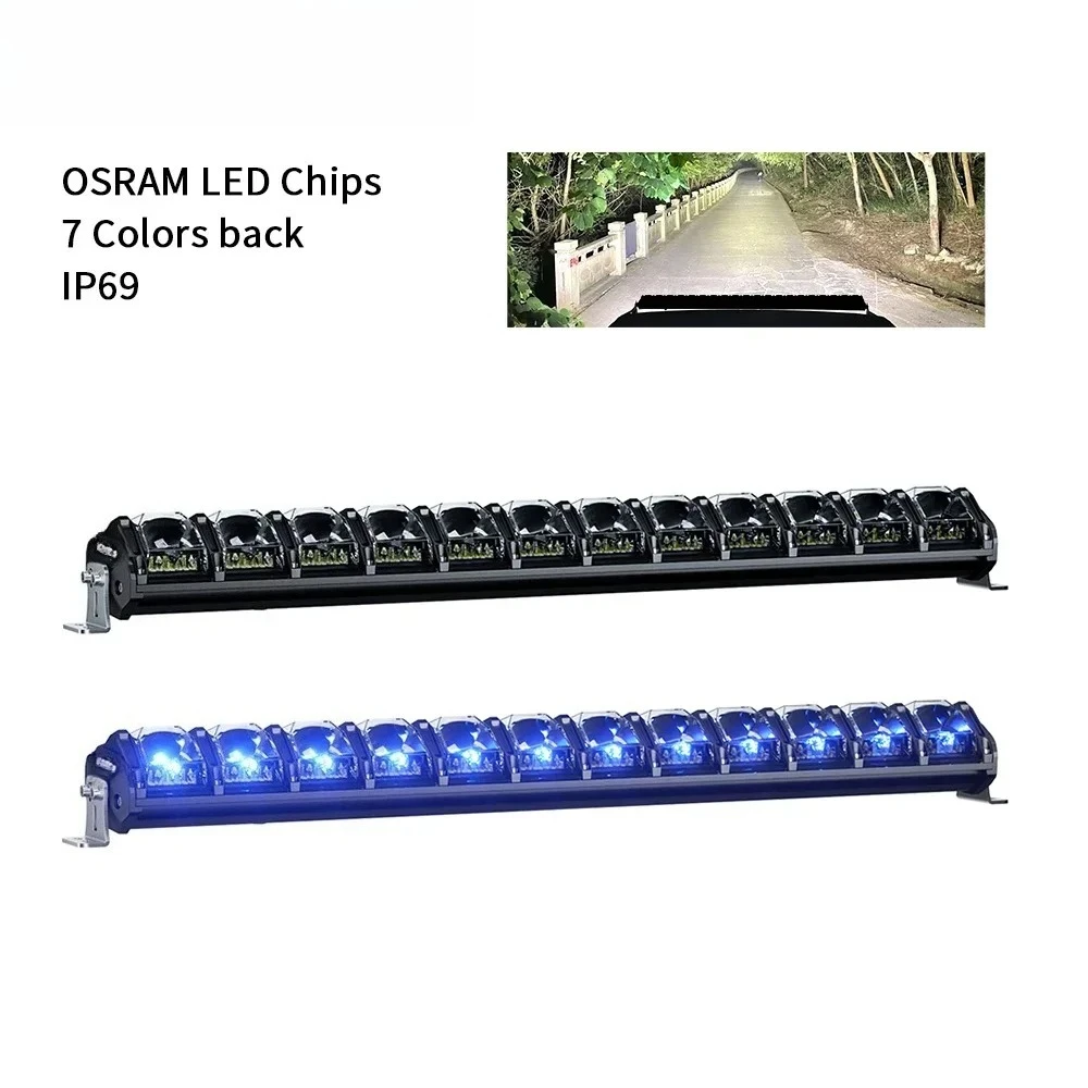 LED RGB Colorful Evolved Led Light Bar Auto Atmosphere Light Ambient Interior Decoration Offroad RGB Led Light