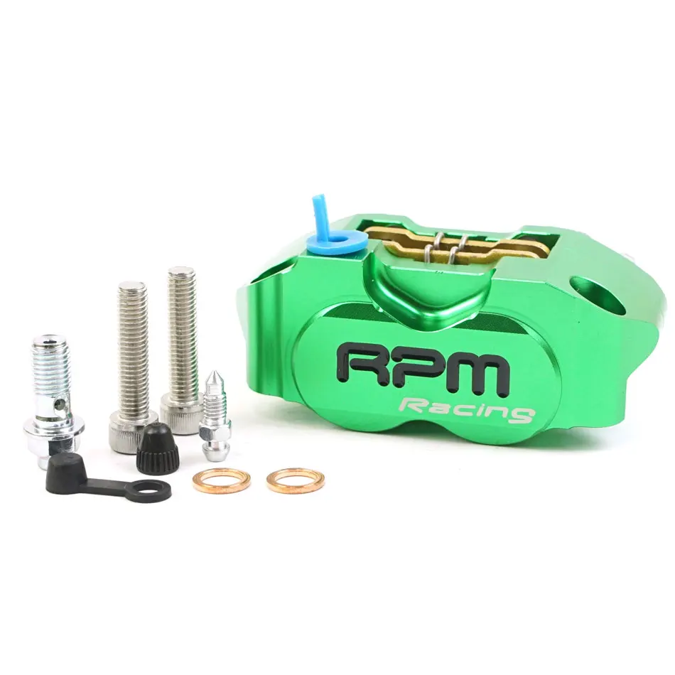 Motorrad RPM Bremssattel 4-Kolben für Yamaha Aerox Nitro RSZ JOG BWS 100 125 Zuma GROM Scooter Dirt Bike Scheibenbremssattel