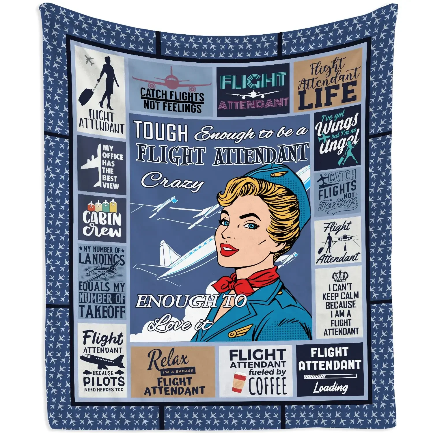 Unique Men Pilot Gifts Throw Blanket Kids Cartoon Airplanes Lightweight Blanket for Couch Soft Comfortable Home Flannel Blankets