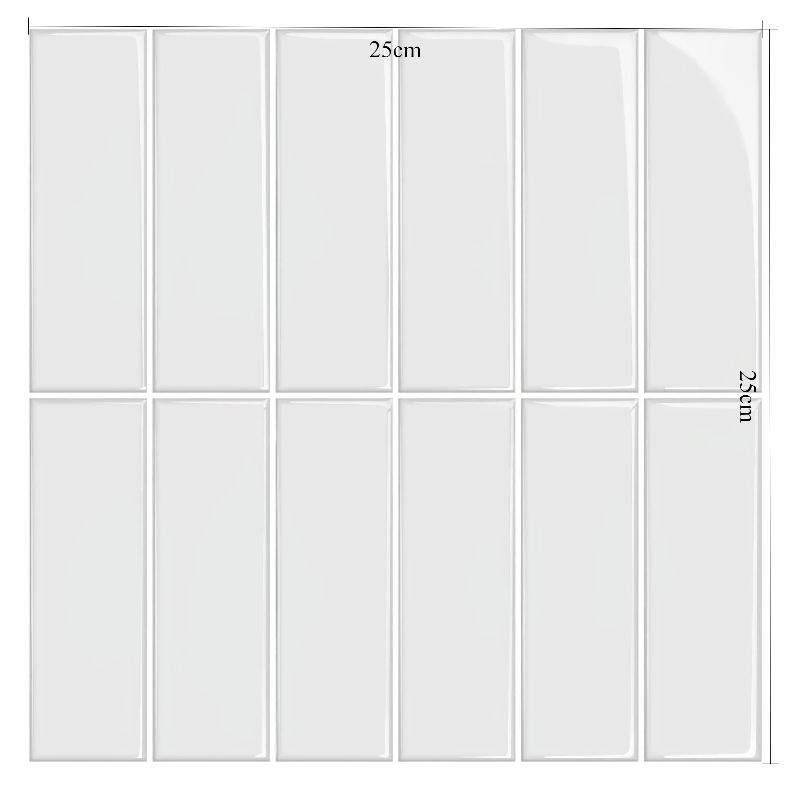 

3D Wall Sticker Self-adhesive Oil-proof Waterproof Vinyl Wallpaper, Decorative Wall Tiles for Kitchen & Bathroom