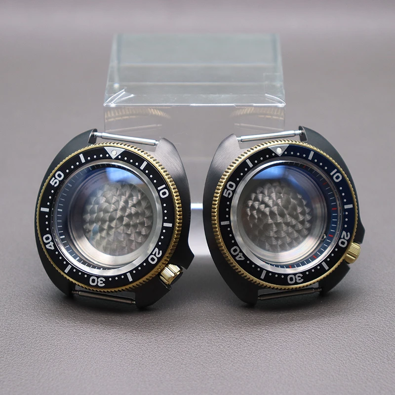 44mm Tuna Case Water Resistanst Watches Mod SKX 6105 Parts Sapphire Fit Seiko NH35 NH36 NH34/38 SKX007 013 Movement 28.5mm Dial