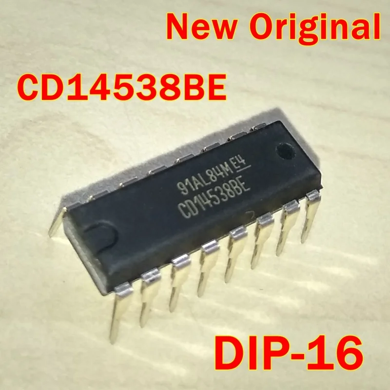 1Pcs to 100Pcs Cd14538Be Dip-16 New Original Cmos Dual Precision Monostable Multivibrator