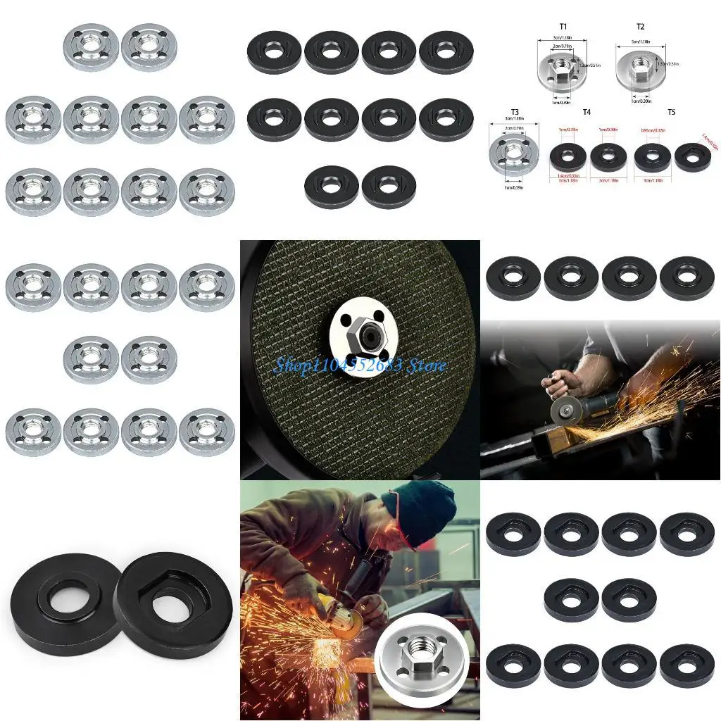 

Y6GD Pack of 10 Easy Installation Backing Plates for Angled Grinders with Four Hole