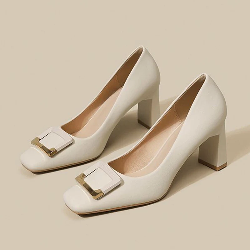 Leather Chunky High… - image