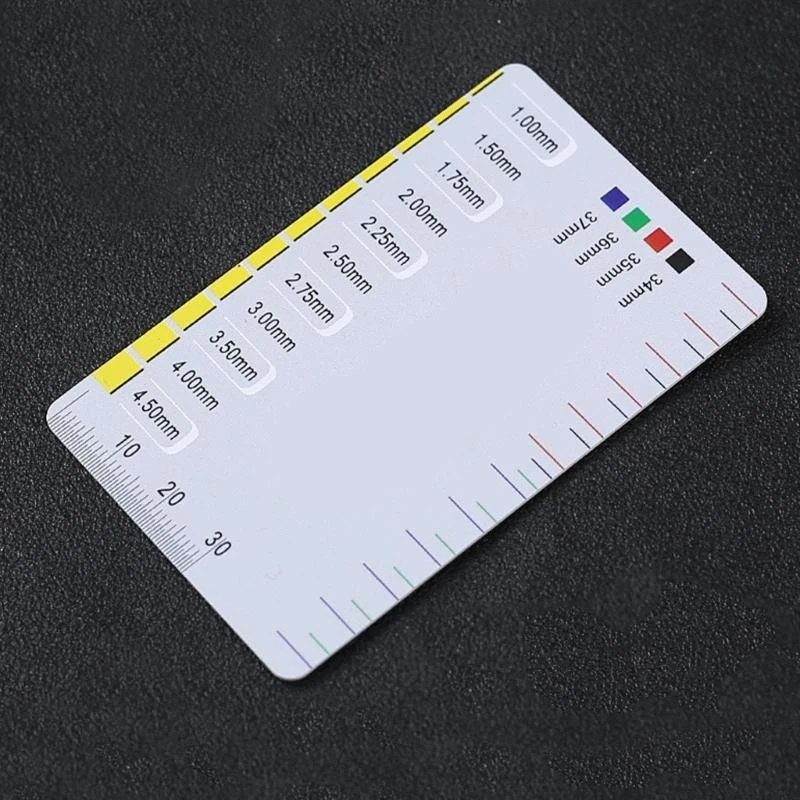 Guitar String Action Gauge Ruler Guitar String Height Gauge Bass Setups Gauge Luthier Repair Tool Guitar Measuring Tool - Image 3